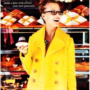 J Crew Cropped Peacoat.